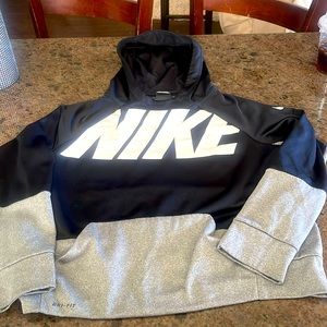 Xl NIKE Youth Black/Grey Hoodie
